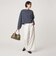 ＜スタイリスト兵藤千尋さんコラボ＞クロップド ワイド ロングスリーブ Tシャツ UVカット