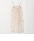 【WEB限定】＜at ease＞チュール シシュウ 2WAY スカート ワンピース