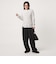 【WEB限定】＜at ease＞ワッフル ヘンリーネック  フラワープリント カットソー