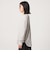 【WEB限定】＜at ease＞ワッフル ヘンリーネック  フラワープリント カットソー