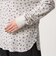 【WEB限定】＜at ease＞ワッフル ヘンリーネック  フラワープリント カットソー