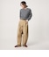 【WEB限定】＜at ease＞ワッフル ヘンリーネック  フラワープリント カットソー