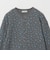 【WEB限定】＜at ease＞ワッフル ヘンリーネック  フラワープリント カットソー