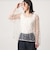 【WEB限定】＜at ease＞チュール シシュウ プルオーバー