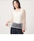 【WEB限定】＜at ease＞チュール シシュウ プルオーバー