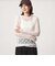 【WEB限定】＜at ease＞レース カットソー