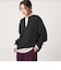 【WEB限定】＜at ease＞ダブルフェイス Vネック プルオーバー カットソー