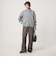 【WEB限定】＜at ease＞ダブルフェイス Vネック プルオーバー カットソー