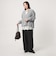 【WEB限定】＜at ease＞ダブルフェイス Vネック プルオーバー カットソー