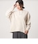 【WEB限定】＜at ease＞ダブルフェイス Vネック プルオーバー カットソー