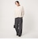 【WEB限定】＜at ease＞ダブルフェイス Vネック プルオーバー カットソー