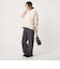 【WEB限定】＜at ease＞ダブルフェイス Vネック プルオーバー カットソー