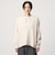 【WEB限定】＜at ease＞ダブルフェイス Vネック プルオーバー カットソー