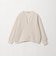 【WEB限定】＜at ease＞ダブルフェイス Vネック プルオーバー カットソー