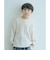 ハニカム ステッチ ロングスリーブ Tシャツ / キッズ 100cm-160cm
