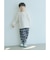 ハニカム ステッチ ロングスリーブ Tシャツ / キッズ 100cm-160cm