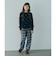 ハート ワッフル ロングスリーブ Tシャツ / キッズ 100cm-160cm
