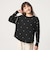 ハート ワッフル ロングスリーブ Tシャツ / キッズ 100cm-160cm