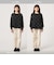 ハート ワッフル ロングスリーブ Tシャツ / キッズ 100cm-160cm