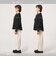 ハート ワッフル ロングスリーブ Tシャツ / キッズ 100cm-160cm