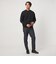 【WEB限定】JUST fit デイリー ダンボール クルーネック スウェット