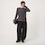 【WEB限定】＜at ease＞ハイショク レイヤード プルオーバー カットソー