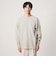 ワッフル クルーネック 長袖 Tシャツ カットソー