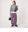 【WEB限定】＜at ease＞カーブ パンツ