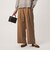 ［size SHORT/TALLあり］Daily Chic サキソニー ワイド パンツ