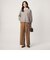 ［size SHORT/TALLあり］Daily Chic サキソニー ワイド パンツ