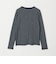 【WEB限定】＜at ease＞マルチボーダー ヘンリーネック カットソー
