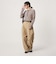 【WEB限定】＜at ease＞マルチボーダー ヘンリーネック カットソー