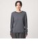【WEB限定】＜at ease＞マルチボーダー プルオーバー カットソー