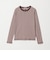 【WEB限定】＜at ease＞マルチボーダー プルオーバー カットソー