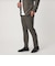 【WEB限定】JUST fit ヘリンボーン ナロー セットアップ ジャケット&パンツ