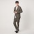 【WEB限定】JUST fit ヘリンボーン ナロー セットアップ ジャケット&パンツ