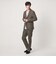 【WEB限定】JUST fit ヘリンボーン ナロー セットアップ ジャケット&パンツ