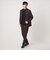 【WEB限定】JUST fit ヘリンボーン ナロー セットアップ ジャケット&パンツ