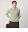 ウール リブ 襟付き ニット カーディガン ウォッシャブル