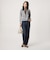 クルーネック ラメ カーディガン ウォッシャブル