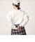 【WEB限定】＜at ease＞ソデ フリル ロングスリーブ プルオーバー カットソー