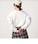 【WEB限定】＜at ease＞ソデ フリル ロングスリーブ プルオーバー カットソー