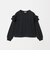 【WEB限定】＜at ease＞ソデ フリル ロングスリーブ プルオーバー カットソー