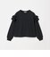 【WEB限定】＜at ease＞ソデ フリル ロングスリーブ プルオーバー カットソー