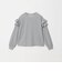【WEB限定】＜at ease＞ソデ フリル ロングスリーブ プルオーバー カットソー