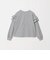 【WEB限定】＜at ease＞ソデ フリル ロングスリーブ プルオーバー カットソー