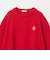 【WEB限定】＜at ease＞ワンポイントシシュウ スウェット プルオーバー