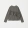 【WEB限定】＜at ease＞フロント フリル ロングスリーブ カットソー UVカット