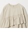 【WEB限定】＜at ease＞フロント フリル ロングスリーブ カットソー UVカット