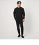 【WEB限定】JUST fit ミドルゲージ モックネック ニット